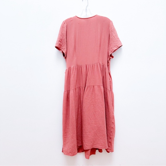 Universal Thread gauze Midi Wrap Dress - Picture 7 of 9